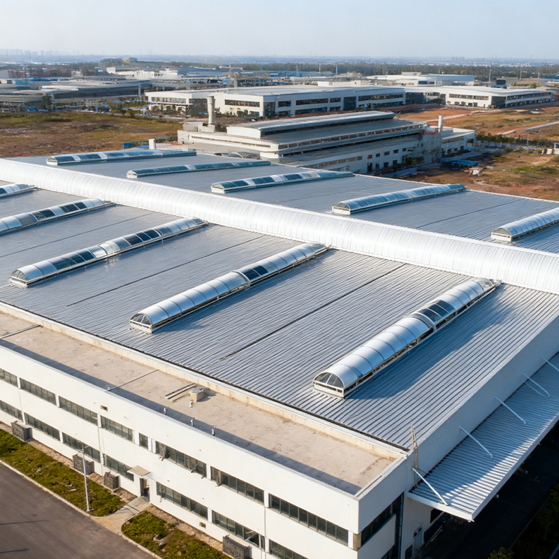 拱形侧开式烟雾通风天窗